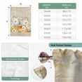 thumbnail image 6 of Daisy Spring Floral Balloon Curtains for Bedroom/Front Door/Bathroom, Farmhouse Botanical Bees Elegant Tie Up Curtains 63 Inch Length Light Filtering Kitchen Curtains Shades for Windows 46"x63", 6 of 8