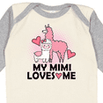 thumbnail image 4 of Inktastic My Mimi Loves Me Llama Girls Long Sleeve Baby Bodysuit, 4 of 5