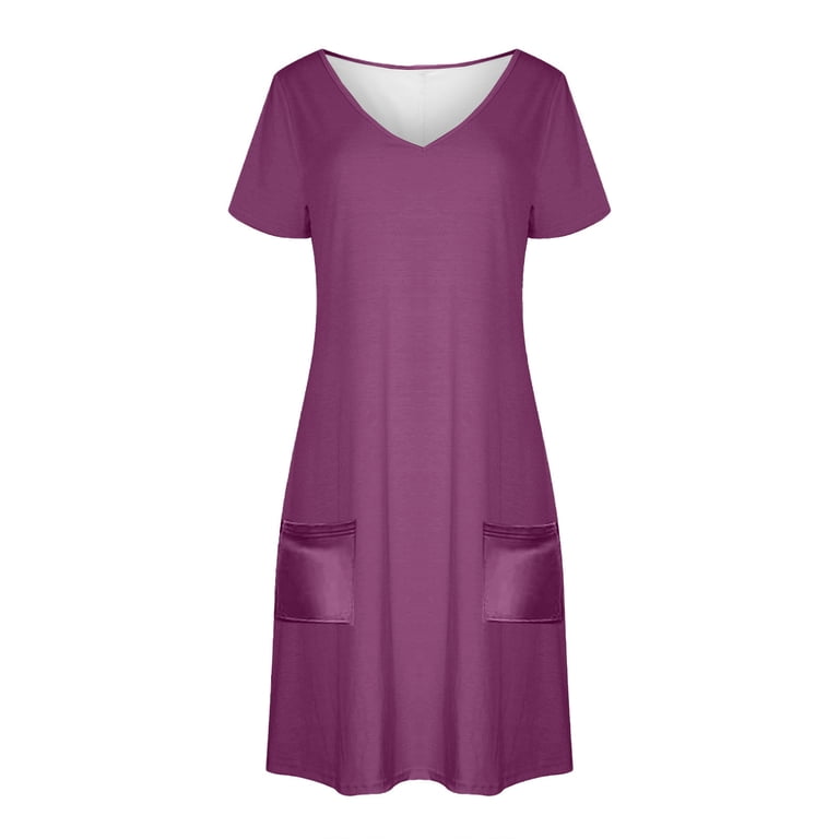 loose mini dress Champagne Sequin V Neck 3/4 Sleeve Mini Dress