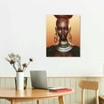 thumbnail image 2 of Nawypu Canvas Prints African American Portrait Posters African Art Black Face Nose Ring Earrings Art Wall Art Paintings Canvas Wall Decor Home Decor Living Room Decor Aesthetic Prints, 2 of 4