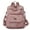 Pink, variant on ZRSUN Female Convertible PU Leather Backpack with Multiple Compartments, Gray