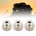 thumbnail image 1 of Engranajes De Motor De Metal De 3 Piezas, Engranaje De Piñón De Módulo M0.6 Con Tornillos De Fijación Para Camión De Coche RC 1/10, Ranura De Diente Ancho, Para HSP, Axial, 1 of 7