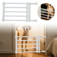 thumbnail image 2 of KMWGRE Adjustable Pet Door and Enclosure Indoor Barrier 15 to 23 Inches Wide for Dogs Cats Puppies Freestanding Sports Pen White 24x60cm, 2 of 6