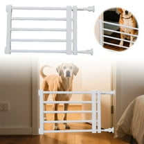 Adjustable Pet Door and Enclosure Indoor Barrier 15 to 23 Inches Wide for Dogs Cats Puppies Freestanding Sports