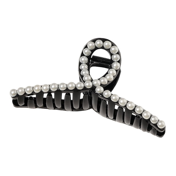 Qarigey 1 Uds. De pinzas para el pelo para mujer, hipérbole, perlas grandes, pinzas para el pelo, pasadores de peinado para maquillaje, horquilla de Accesorio para el cabello Estilo 9 Qarigey AP001174-09