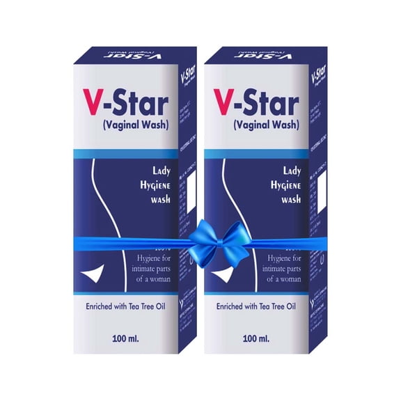 Tantraxx V Star Expert Hygiene Intimate Vaginal Wash For Women (Pack of 2) 100 ml Each