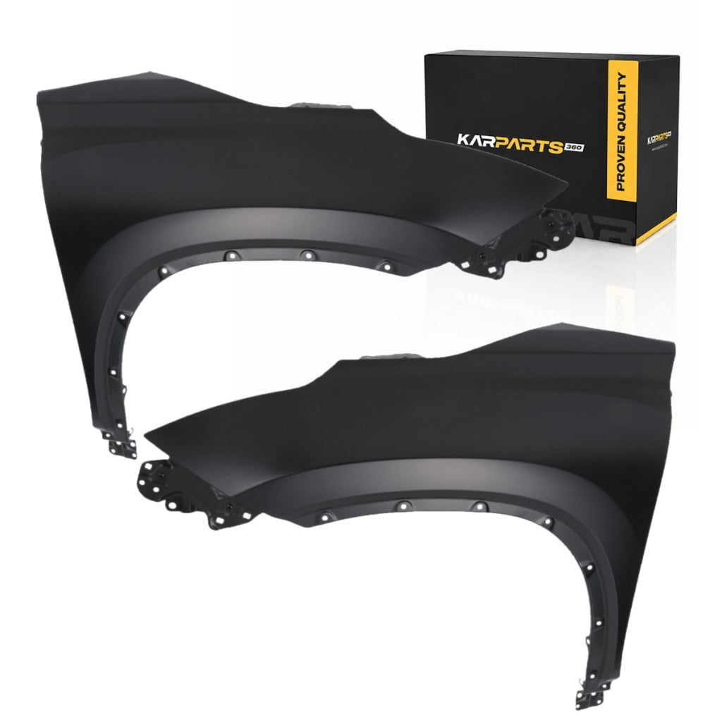 KarParts360 For 2020-2024 Toyota Highlander Fenders Driver And Passenger | Pair | Front | Steel | Primed | Replacement For TO1240278 TO1241278 | 538020E160-PFM 538010E160-PFM