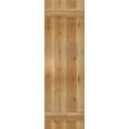 thumbnail image 5 of 16 1/8"W X 52"H Timbercraft Three 5 3/8" Boards Joined Board-N-Batten Shutters, Rough Sawn Western Red Cedar (Per Pair), 5 of 13