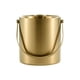 thumbnail image 1 of Cubiteras de hielo de metal Cubitera de hielo de doble pared con tapa y mango cómodo, cubeta de hielo aislada de acero inoxidable, accesorios de barra for el hogar, dorado, 2L, 1 of 2