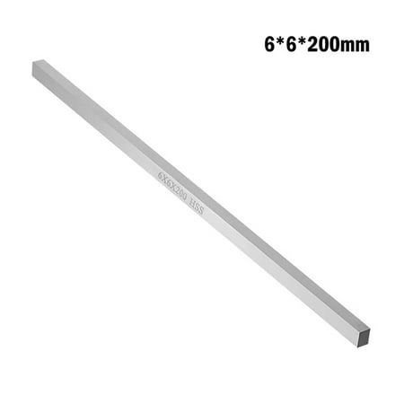 

White Steel Bar CNC Lathe Tools HSS Square Steel Bar 200mm for Milling Turning