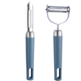 thumbnail image 1 of Pelador de utensilios de cocina de acero inoxidable 2 piezas - cepilladora multiusos + cepilladora de escamas de pescado pequeño MFZFUKR CPB-US-CJZ434-7, 1 of 5