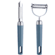 thumbnail image 1 of Pelador de utensilios de cocina de acero inoxidable 2 piezas - cepilladora multiusos + cepilladora de escamas de pescado pequeño Adepaton CPB-US-CJZ434-7, 1 of 5