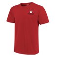 thumbnail image 2 of Unisex Red Wisconsin Badgers Scenic Comfort Colors T-Shirt, 2 of 3