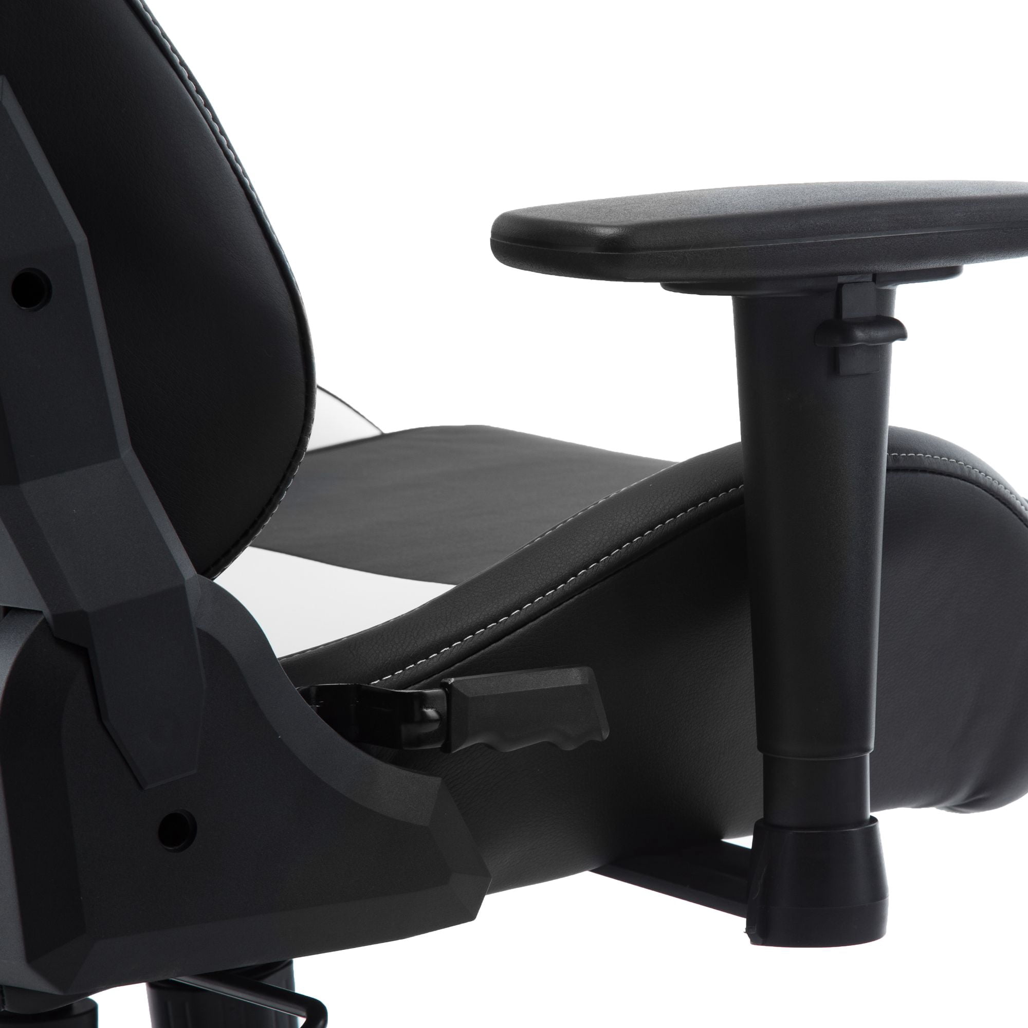 Techni Office Solutions 53" White and Black Durable Stylish Gaming Chair