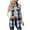 3#Gray, variant on Heisall Women's Plaid Vest Flannel Button Down Sleeveless Shacket Shirt Outerwear Fall Lapel Long Jacket with Pockets