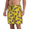 thumbnail image 2 of Goofa Maillots de Bain d'Été Imprimés Ananas pour Hommes Séchage Rapide Short de Plage Maillots de Bain-TTG, 2 of 6
