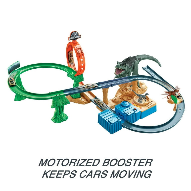 Hot Wheels Jurassic World Clash N Crash Track Set
