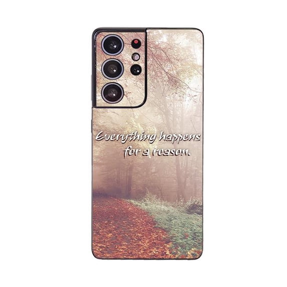 MightySkins SAGS21UL-Happens For A Reason Skin Compatible with Samsung Galaxy S21 Ultra - Happens For A Reason