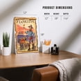 thumbnail image 4 of Florida, Pirate Plunder (12x18 Aluminum Art, Indoor Outdoor Metal Sign Decor), 4 of 5