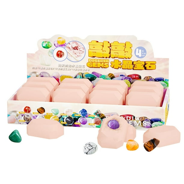 Kit de excavación científica Gemstone Dig Kit para niños