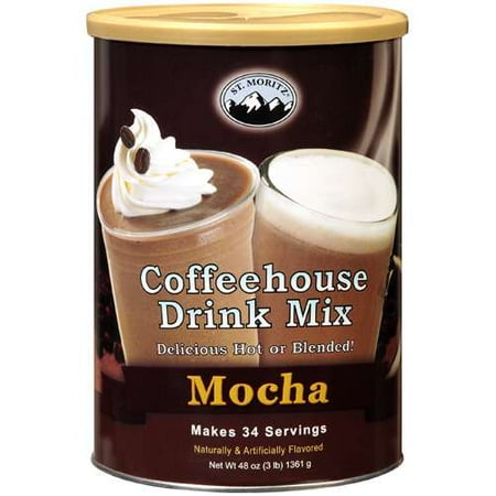 St. Moritz: Mocha Coffeehouse Drink Mix, 48 oz