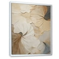 thumbnail image 2 of Designart "Subtle Elegance In Beige Blooming" Flowers Floater Framed Canvas Prints, 2 of 5