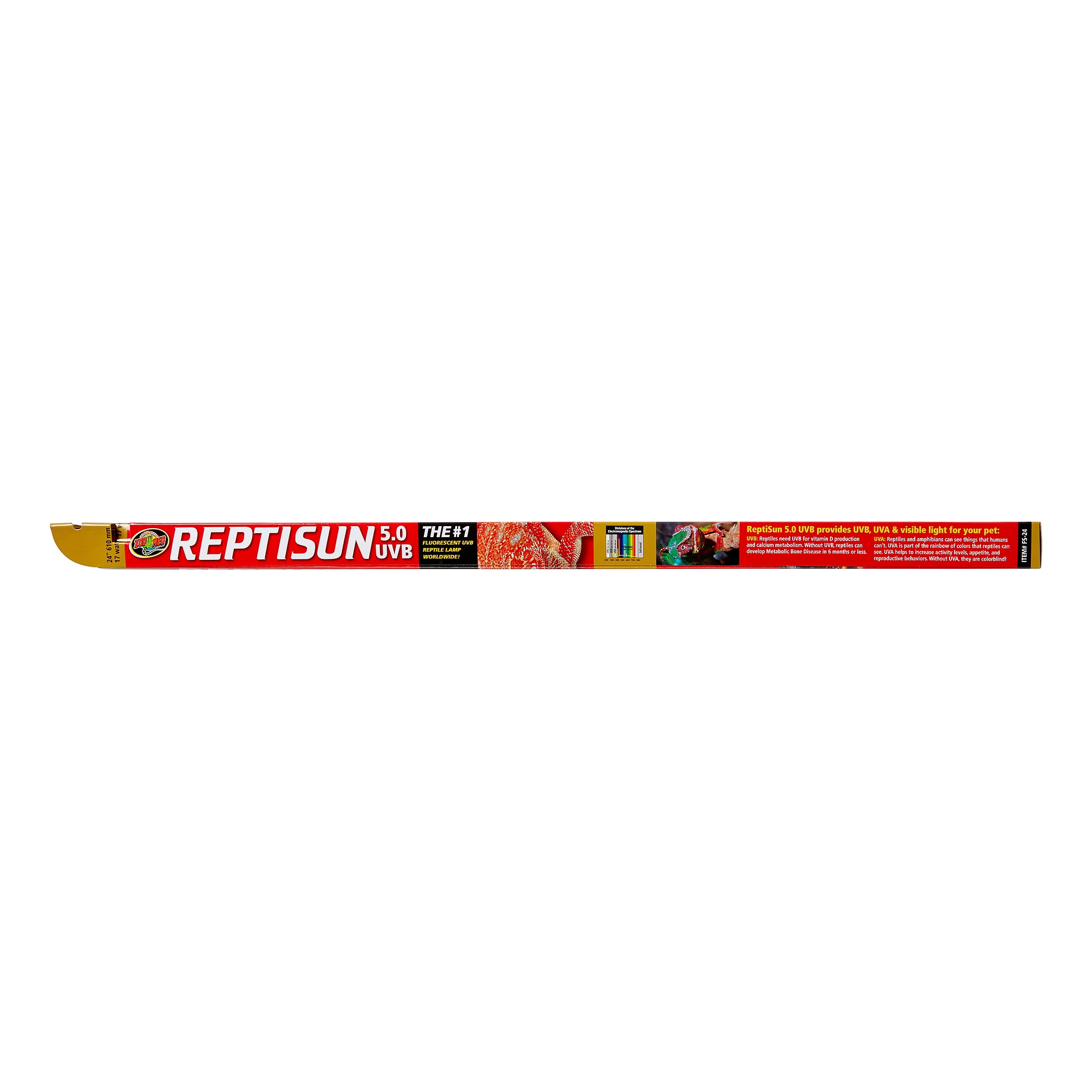 Zoo Med T8 ReptiSun 5.0 UVB Flourescent Reptile Lamp, 17 Watt
