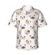 thumbnail image 1 of Balery Bulldog Face Camisas hawaianas de manga corta para hombre, camisas playeras de corte holgado, camisas de vacaciones con botones,3X-Large, 1 of 7