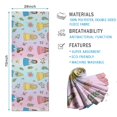 thumbnail image 2 of Rainbow Princess Flower Pattern Hot Yoga Mat Towel Non Slip for Hot Yoga - Quick-Drying Yoga Mat Cover with 4 Corner Pockets with Travel Bag - Hot Yoga Towel Non Slip 70"x26", 2 of 6