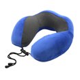 thumbnail image 4 of Almohada para el cuello de viaje en forma de U Almohada suave cómoda ajustable para el coche del aeroplano Azul Sunnimix Almohada de cuello en forma de U, 4 of 7