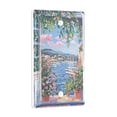 thumbnail image 2 of Yayeee Blank Wall Plate Cover 1-Gang 4.5"x2.7" Home Unused Decorative Outlet, Blue Floral Window, 2 of 7