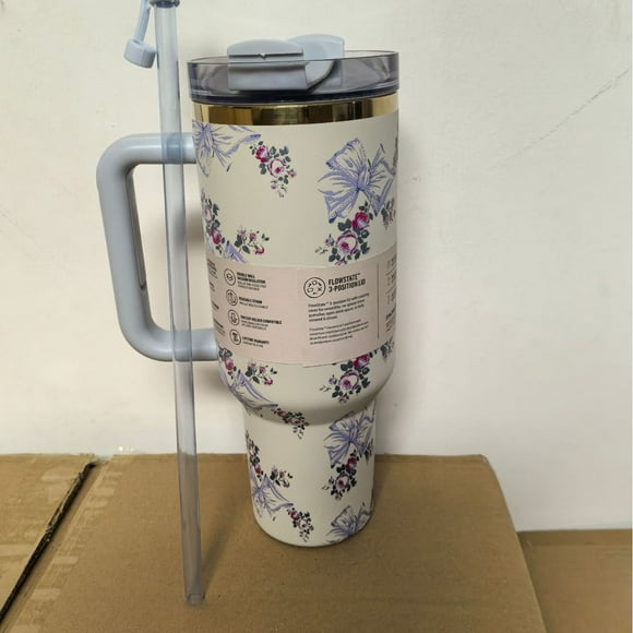40oz Stanley Stainless Steel Car Cup With Handle Insulated Travel Mug
