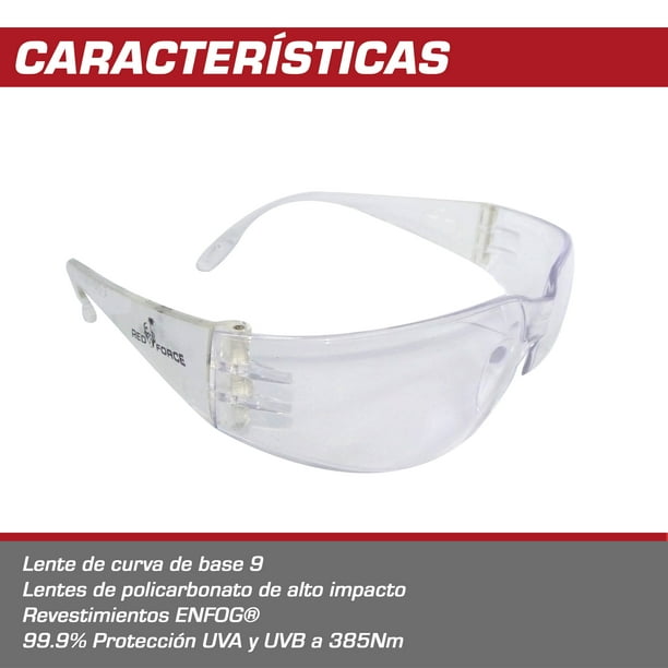 Paquetes lentes de seguridad tradicional claro 12 pz Lincoln electric Lincoln Electric Red Force Red Force Bodega Aurrera en linea