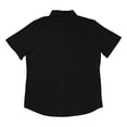 thumbnail image 4 of Men's Slim Fit Vertical Striped Short Sleeve Shirt Summer Casual Fashion Lapel Top Comfortable Breathable Lightweight Men's Tops T-Shirt Casual Crew Neck Loose, 4 of 9