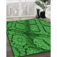 thumbnail image 3 of Ahgly Company Machine Washable Indoor Rectangle Transitional Green Area Rugs, 7' x 10', 3 of 7