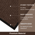 thumbnail image 6 of WANLISELL 3' x 5' Outdoor Mats, Non-Slip Large Doormat, Heavy Duty Entry Rug for Home & Commercial, Brown, 6 of 10