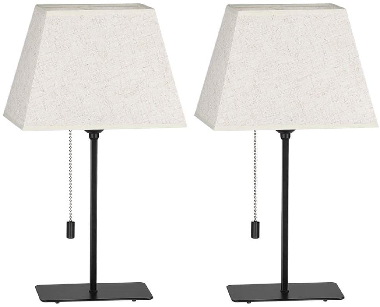Details about   2 x Gold Vintage Nightstand Table Lamps Marble Base & Linen Fabric Shade 