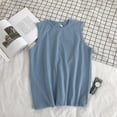 thumbnail image 1 of Workout Tank Top Men's Workout Tank Top Sleeveless Pure Color Muscle Shirts For Bodybuilding Gym TrainingLight Blue 3XL, 1 of 1