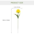 thumbnail image 2 of Morttic Fake Dandelion Flowers 10pcs Artificial Dandelion White Plastic Vintage Flower Decoration Realistic Dandelion Decoration, 2 of 9