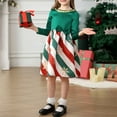 thumbnail image 7 of Mercatoo Girls Dress Christmas Clothing Children's Dress Lollipop Print Long Sleeve Short Puff Skirt Girls Holiday Sweater, 7 of 7