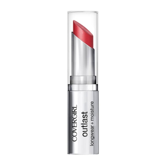 COVERGIRL Outlast Longwear Lipstick, Red Revenge, 0.13 Oz