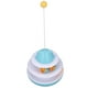 thumbnail image 4 of Juguete giratorio para gatos Bling Bling Torre con pista interactivo para 2 gatitos, 4 of 12