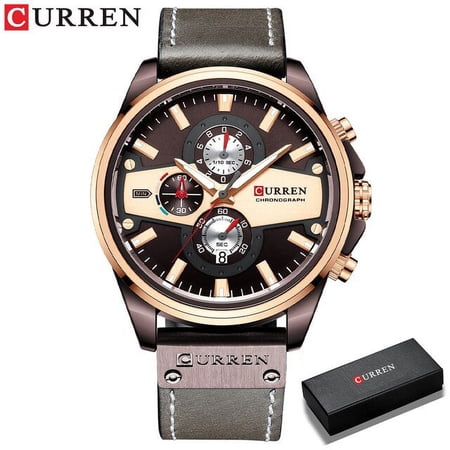 CURREN Casual Design Men's Watches Top Brand Quartz Wristwatches for Male Clock Chronograph Luminous Hands