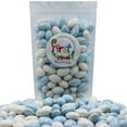 thumbnail image 2 of FirstChoiceCandy Baby Blue & White Jordan almonds 1 Pound Resealable Bag, 2 of 4