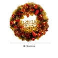 thumbnail image 3 of Neoyler Christmas Wreath with Led Lights for Door and Living Room Decor Modern Design with Gold Ornaments and Warm White Suit for Festive Fireplace and Window Display 15.7in Red, 3 of 6