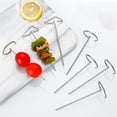 thumbnail image 7 of 10-Piece Stainless Steel Oven Hanging Skewer Rack Set - Vertical Bbq Broiler Kabob Accessories For Kitchen, Grilling & Even Cooking, 7 of 7