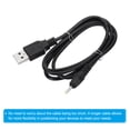 thumbnail image 5 of Uxcell USB 2.0 A Type to DC 2.5x0.7mm Barrel Jack Power Cable, 4pcs Wire Adapter Connector Cord, Black, 5 of 5