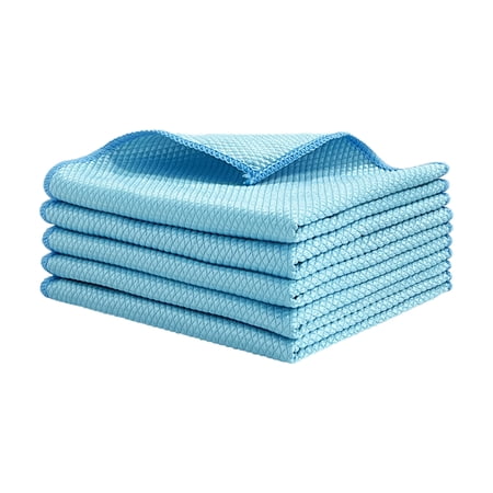 HuiXinOu Microfiber Cleaning Cloth Waffle Weave 12x12in Super Soft Highly Absorbent Towel for Kitchen Dishes and Furniture