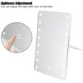 thumbnail image 3 of Touch Screen Makeup Mirror, 16LED Dimmable Tabletop Lighted Cosmetic Vanity Mirror,, 3 of 8