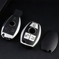 thumbnail image 2 of Leather TPU Car Key Fob Case Cover For Mercedes For Benz E C S Class W204 W212, 2 of 9